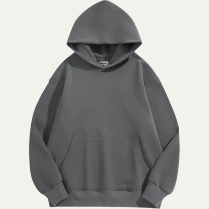 VogeLuxe | Men’s Minimalist Oversized Hoodie with Kangaroo Pocket