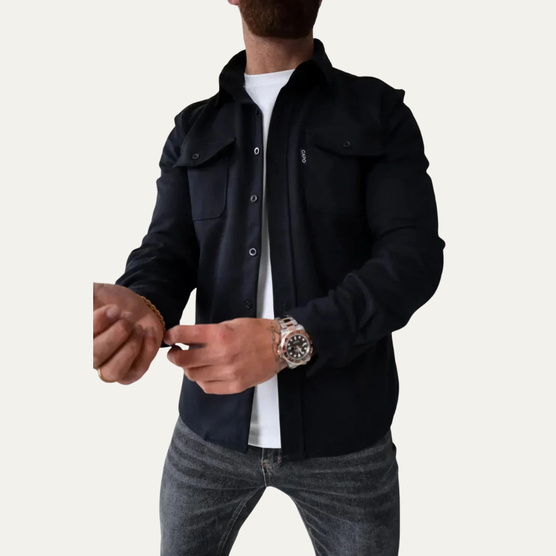 VogeLuxe | Men’s Military-Inspired Shacket