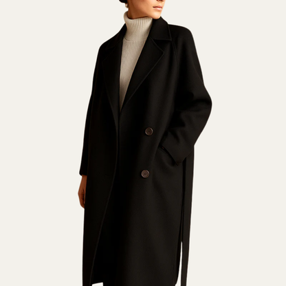 VogeLuxe | Women’s Oversized Double-Breasted Overcoat