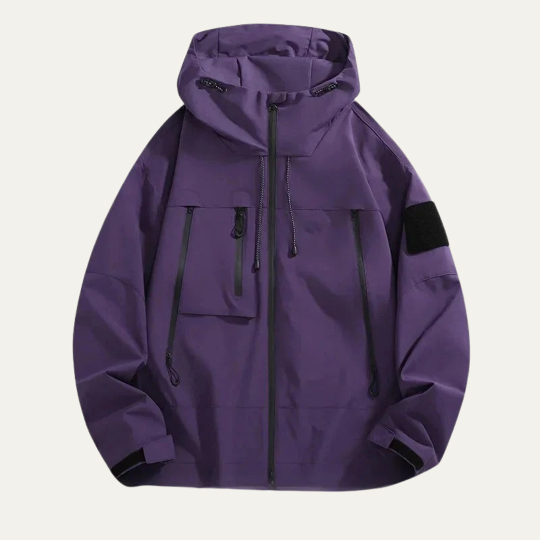 VogeLuxe | Men’s Technical Waterproof Zip Jacket