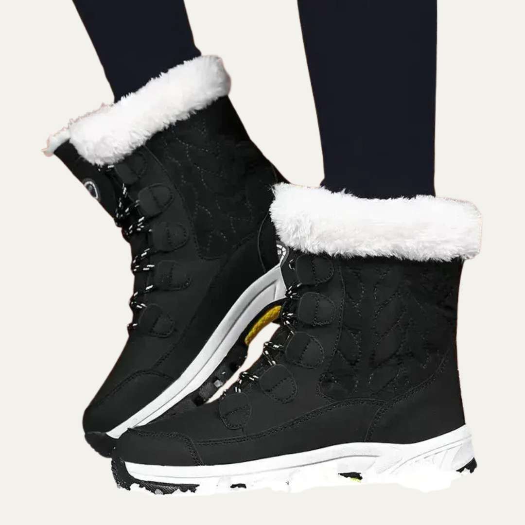VogeLuxe | Women’s Quilted Faux Fur Winter Snow Boots