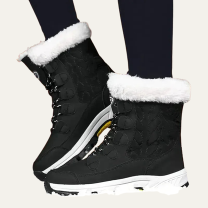 VogeLuxe | Women’s Quilted Faux Fur Winter Snow Boots
