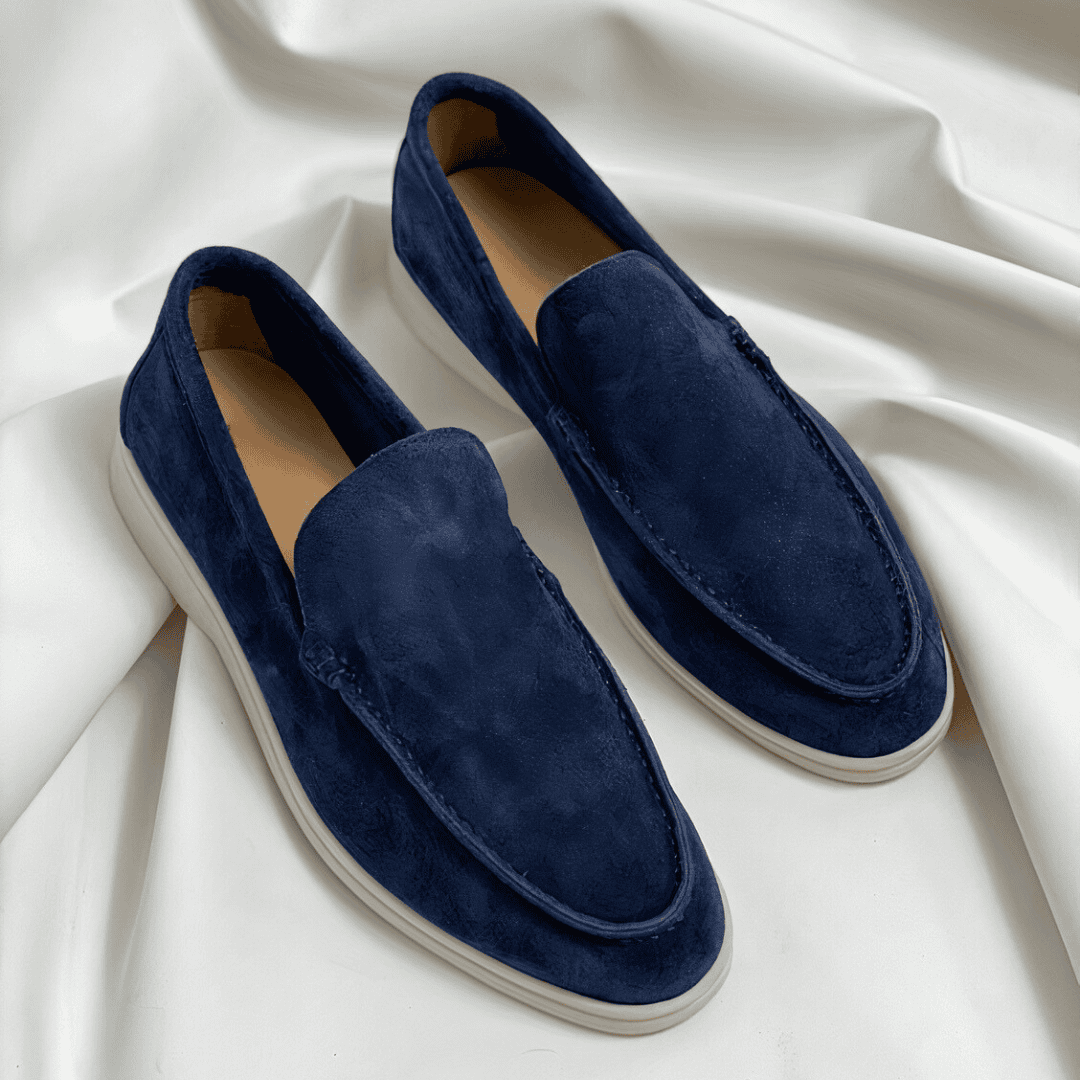 Ethan | Classic Leather Slip On Shoes for Men