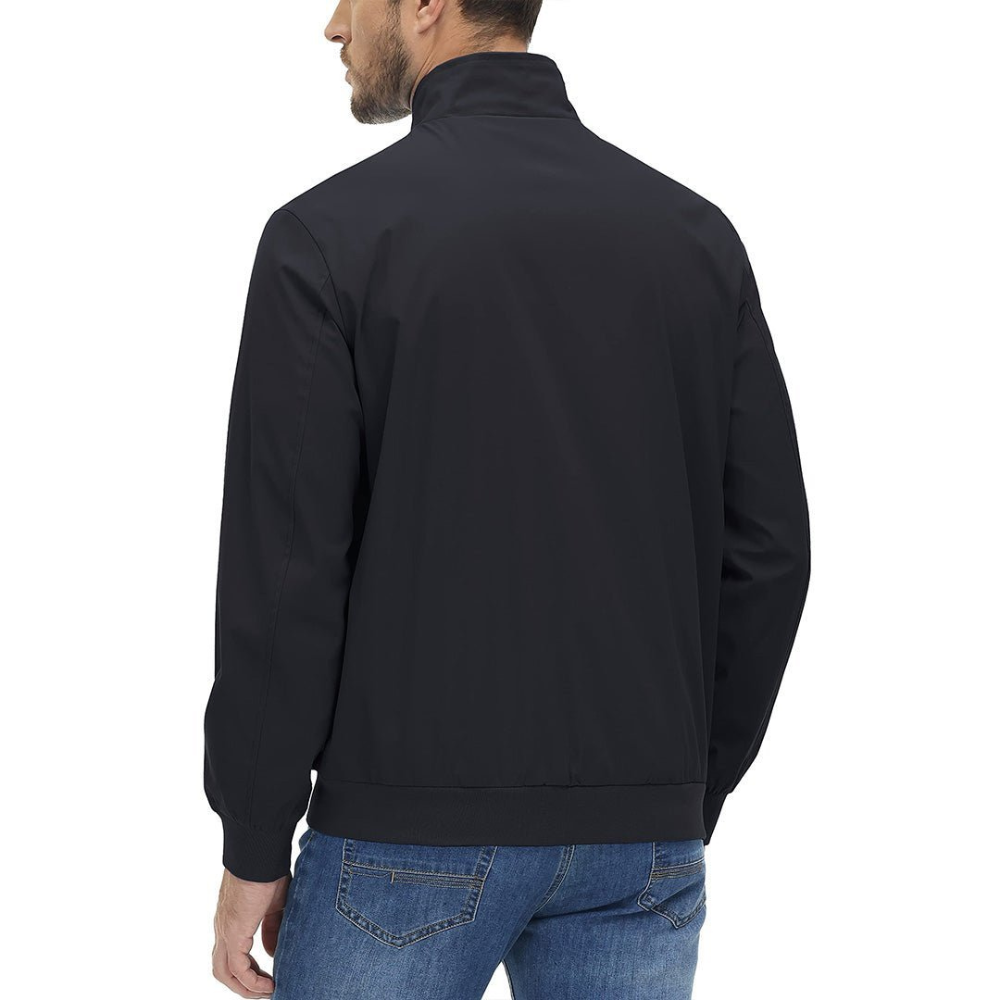 VogeLuxe | Men’s Minimalist Zip Front Blouson Jacket