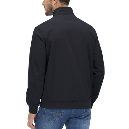 VogeLuxe | Men’s Minimalist Zip Front Blouson Jacket