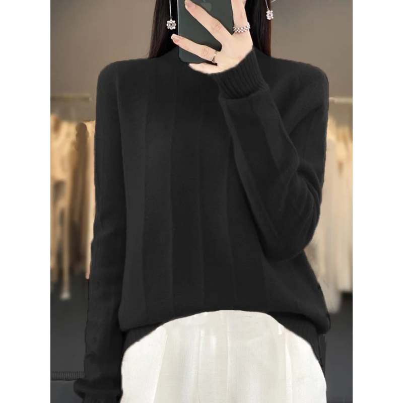 Warm Water Resistant Turtleneck Sweater for Women