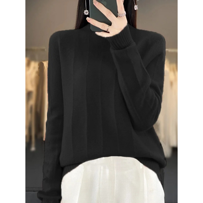 Warm Water Resistant Turtleneck Sweater for Women