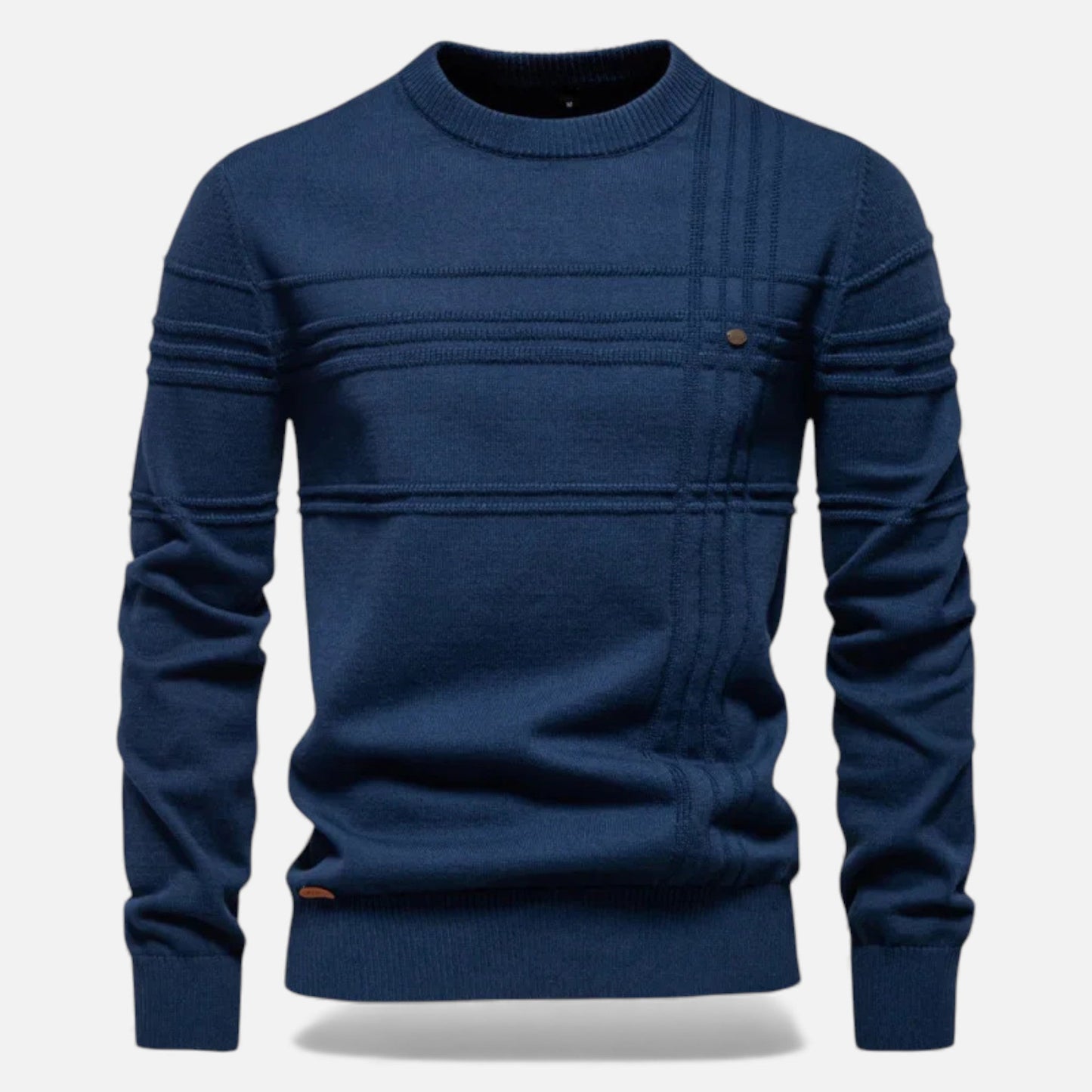 Men's Classic Fit Crew Neck Knit Sweater