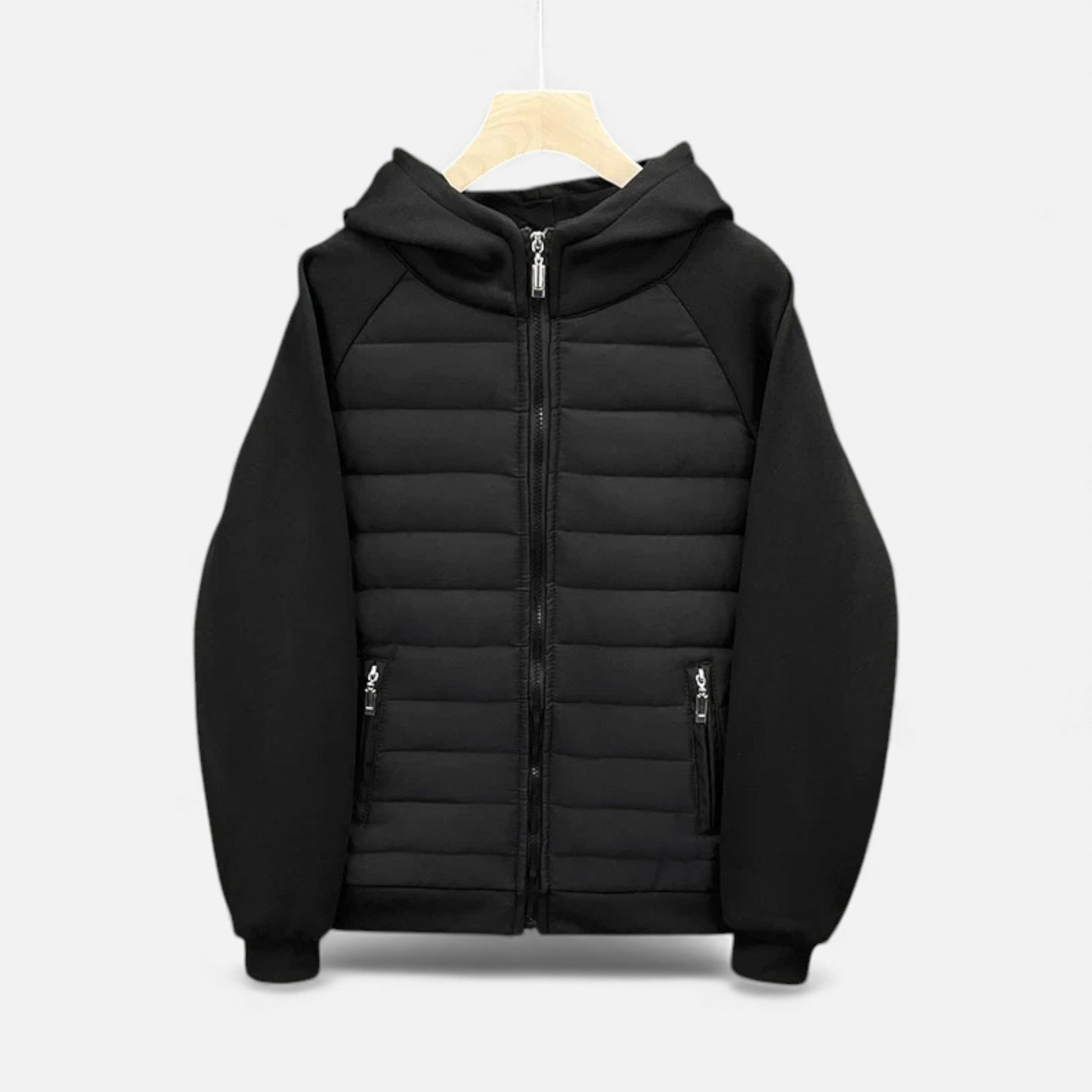 Men's Insulated Puffer Jacket - Warm, Cozy, and Versatile - VogeLuxe