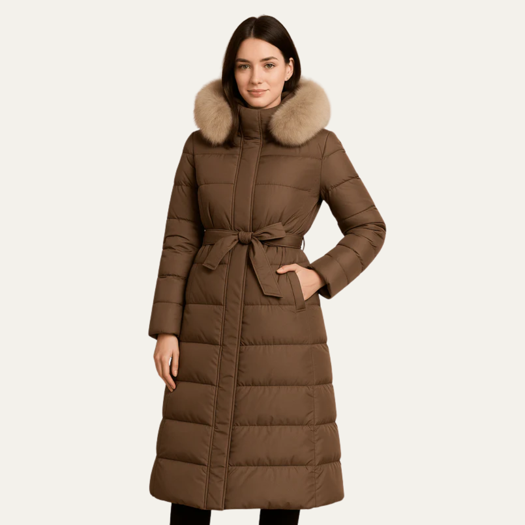 VogeLuxe | Women’s Elegant Long Puffer Coat