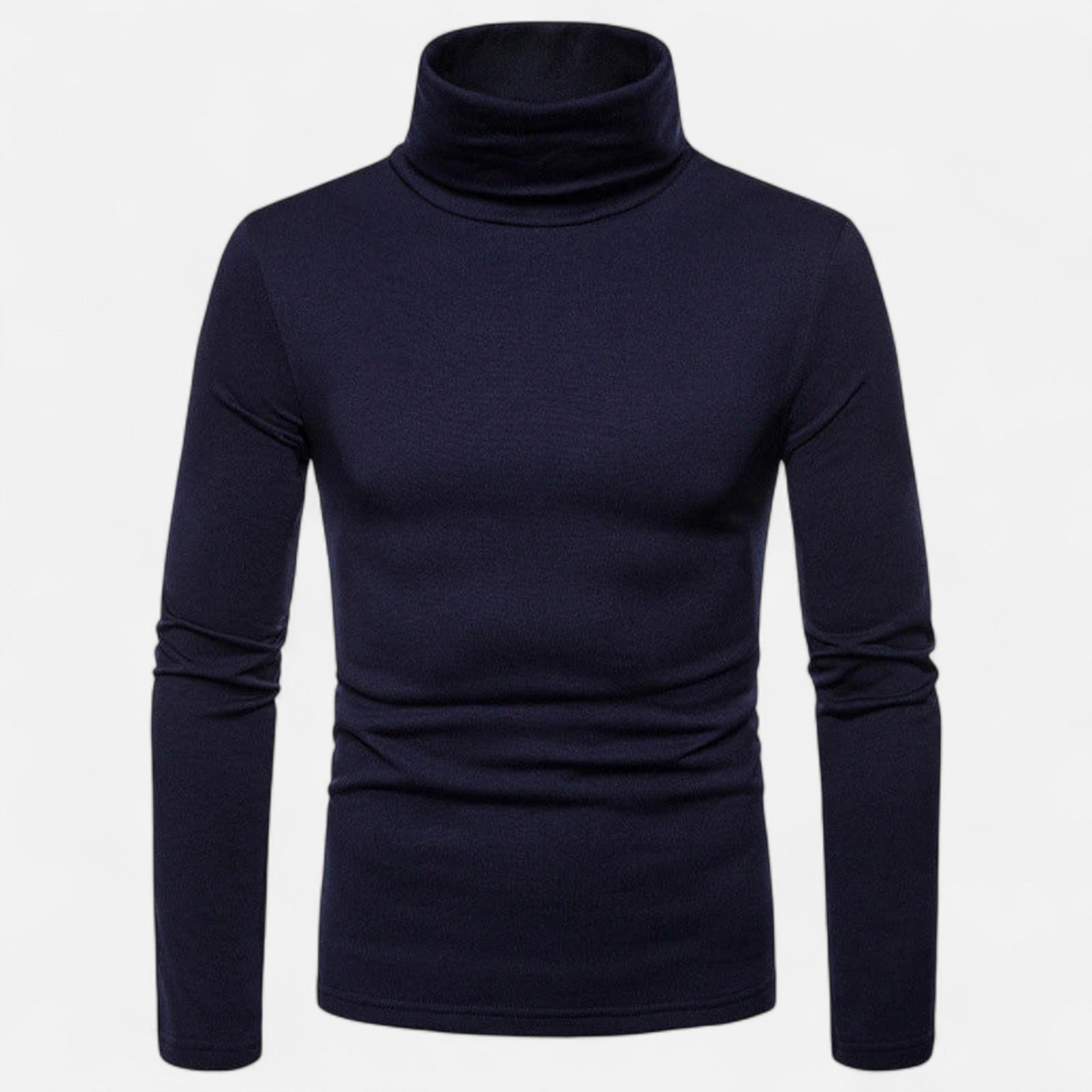 Men's Fitted Crew Neck Knit Sweater - Winter Stretch - VogeLuxe