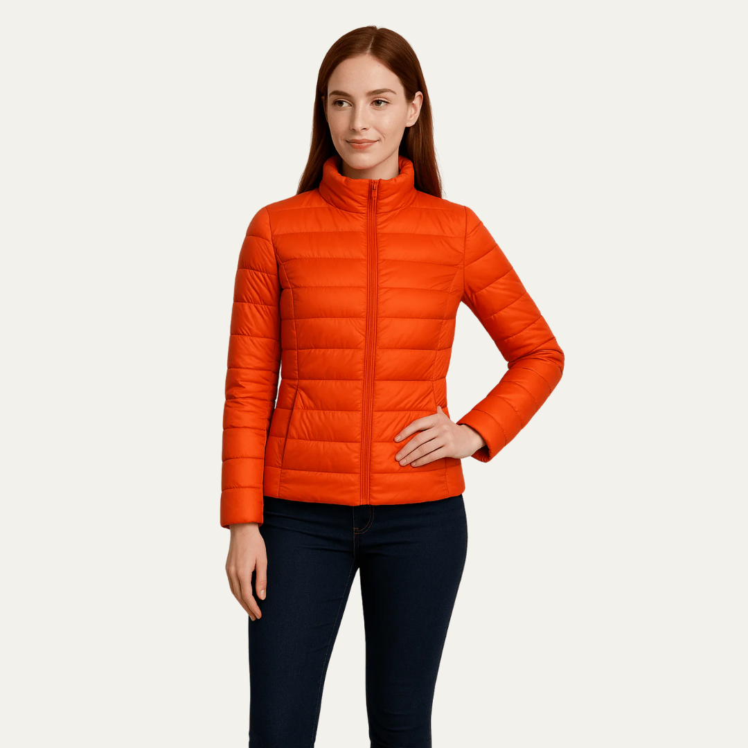 VogeLuxe | Women’s Slim Fit Hip-Length Puffer Jacket