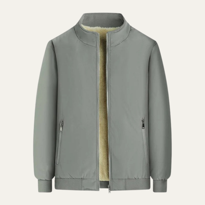 VogeLuxe | Men’s Warm Faux Fur Lined Flight Jacket
