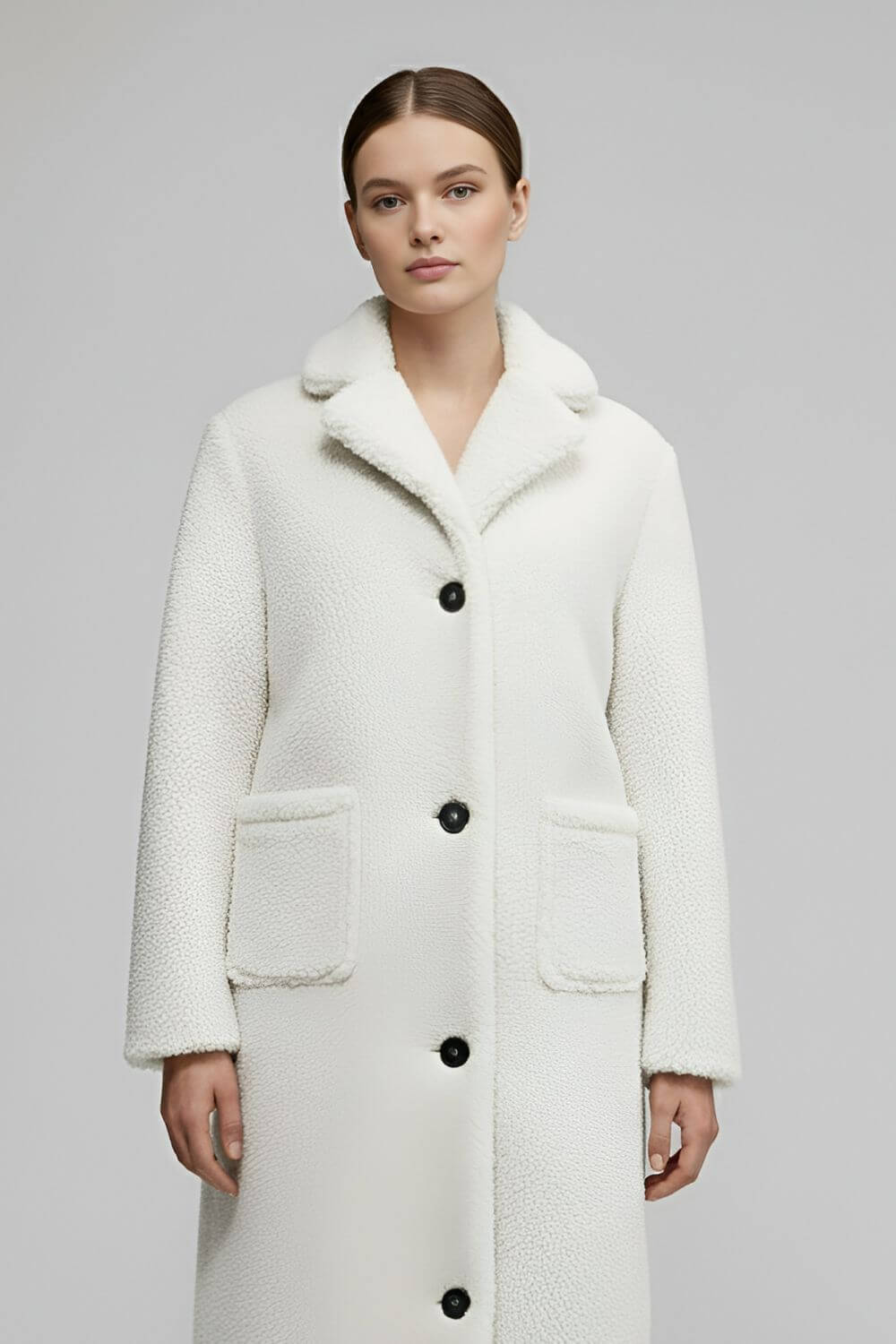 Soft Faux Fur Teddy Coat