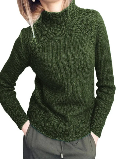 Stylish Women's Fit Knitted Winter Sweater