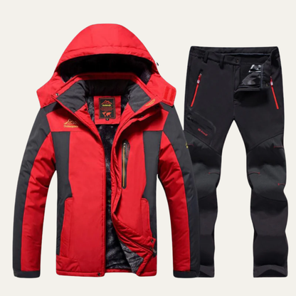 VogeLuxe | Men’s Waterproof Outdoor Jacket and Pants Hiking Suit
