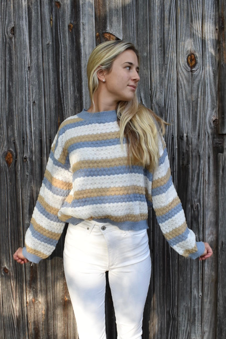 Soft Cosy Winter Striped Sweater