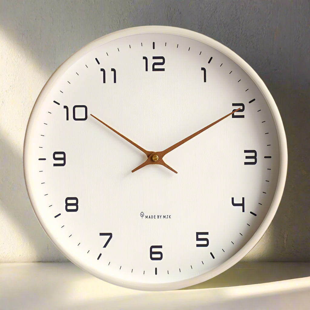 Simple Wooden Wall Clock For Home And Office