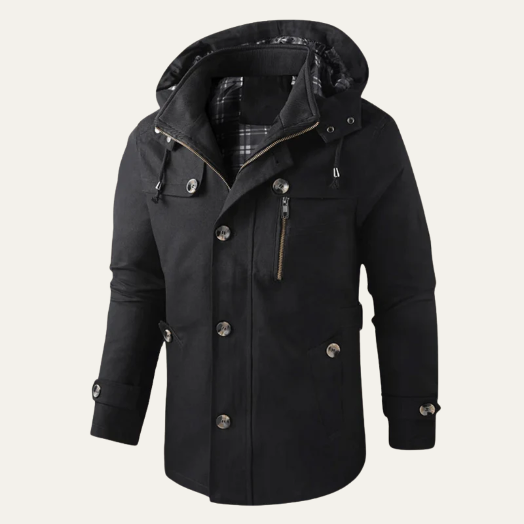 VogeLuxe | Men’s Hooded Winter Utility Parka