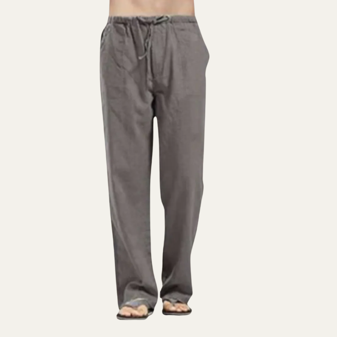 VogeLuxe | Men’s Relaxed Drawstring Beach Trousers