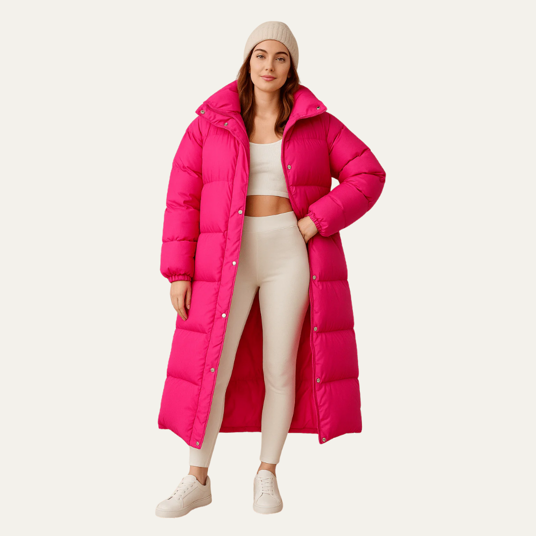 VogeLuxe | Women’s Oversized Maxi-Length Puffer Coat