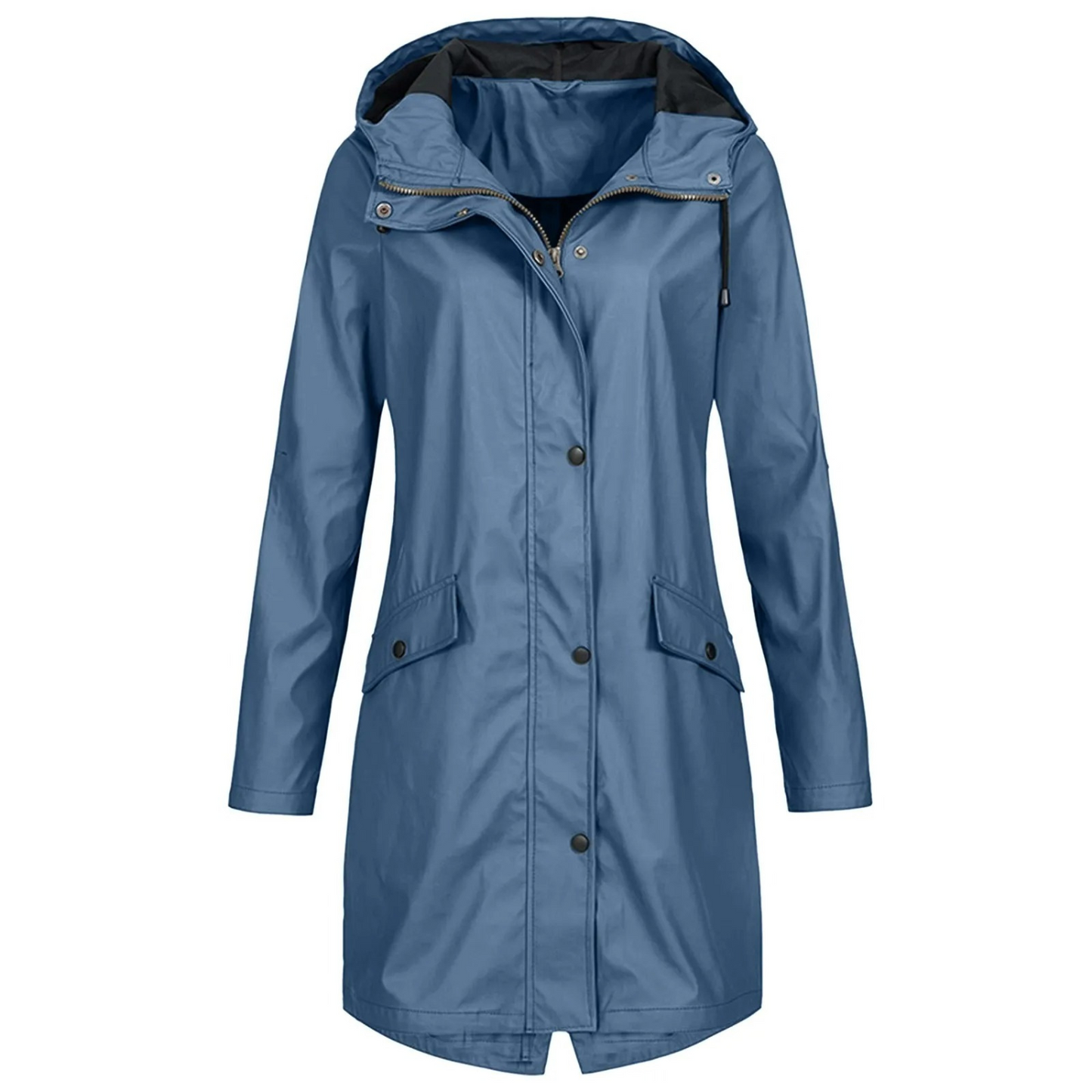Relaxed Fit Water Resistant Trench Coat