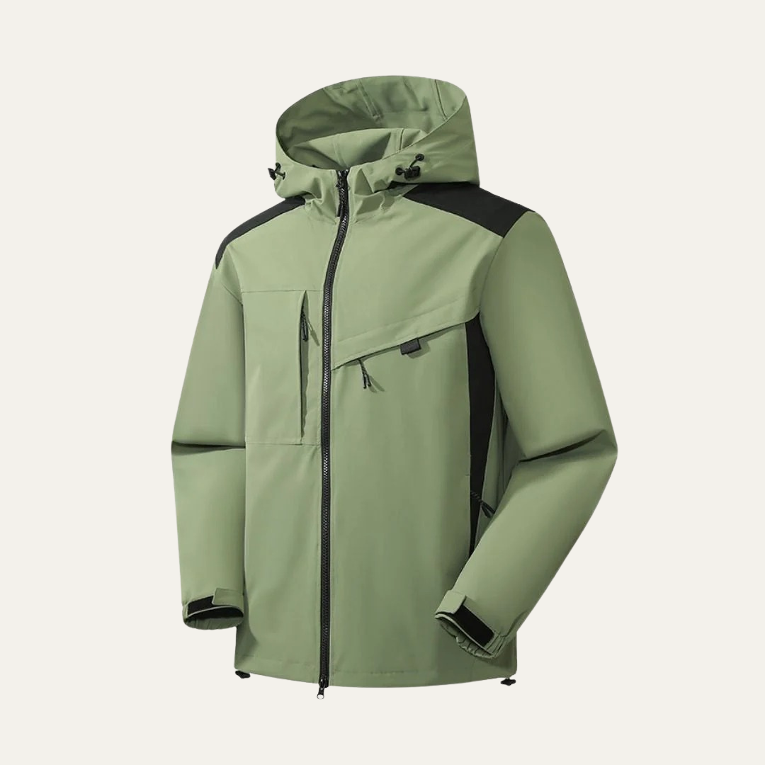 VogeLuxe | Men’s Waterproof Technical Shell Jacket