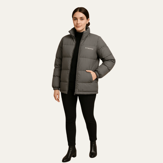 VogeLuxe | Women’s Hip Quilted Length Puffer Jacket
