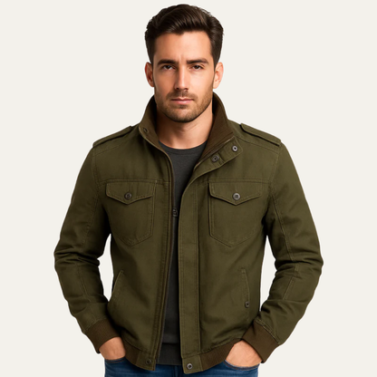 VogeLuxe | Men’s Rugged Military Field Jacket