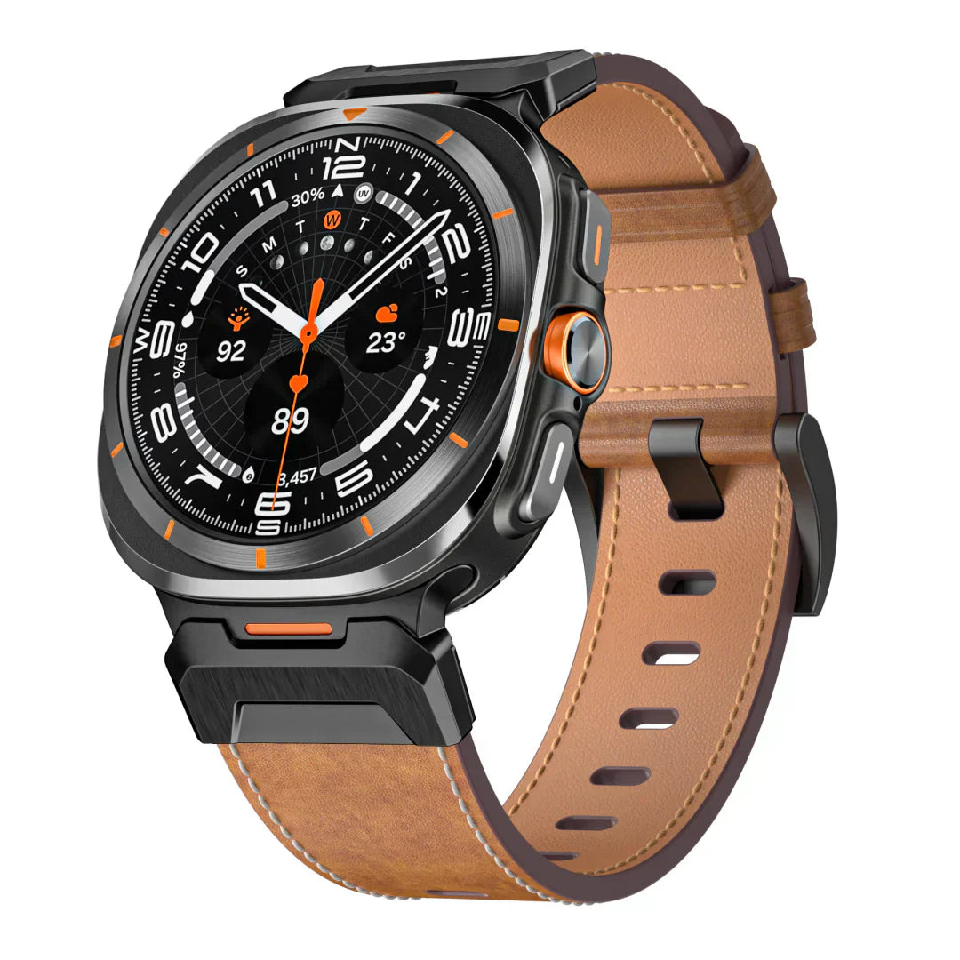 Rugged Leather Band for Galaxy Watch Ultra