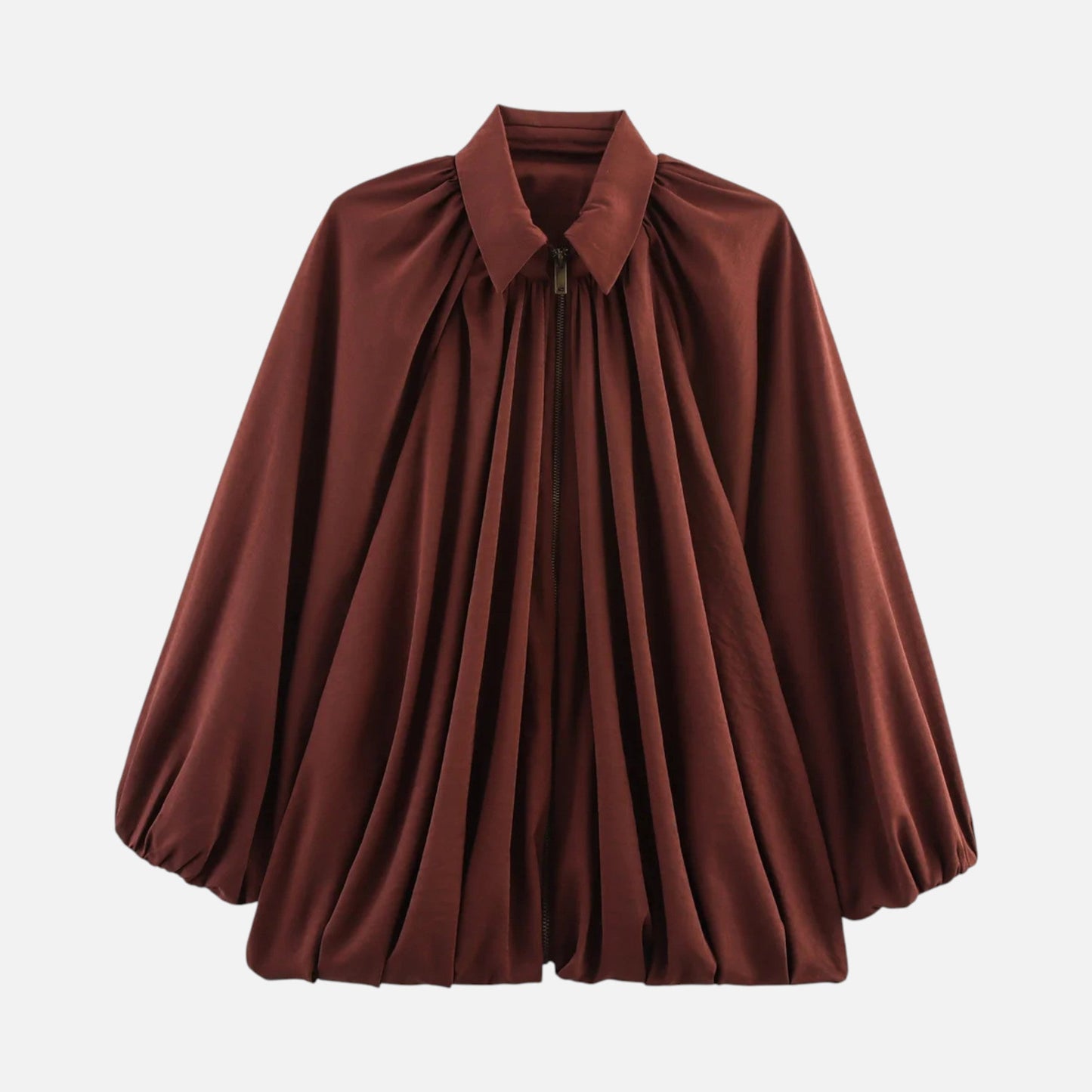 Elegant Ruffle Front Women's Blouse