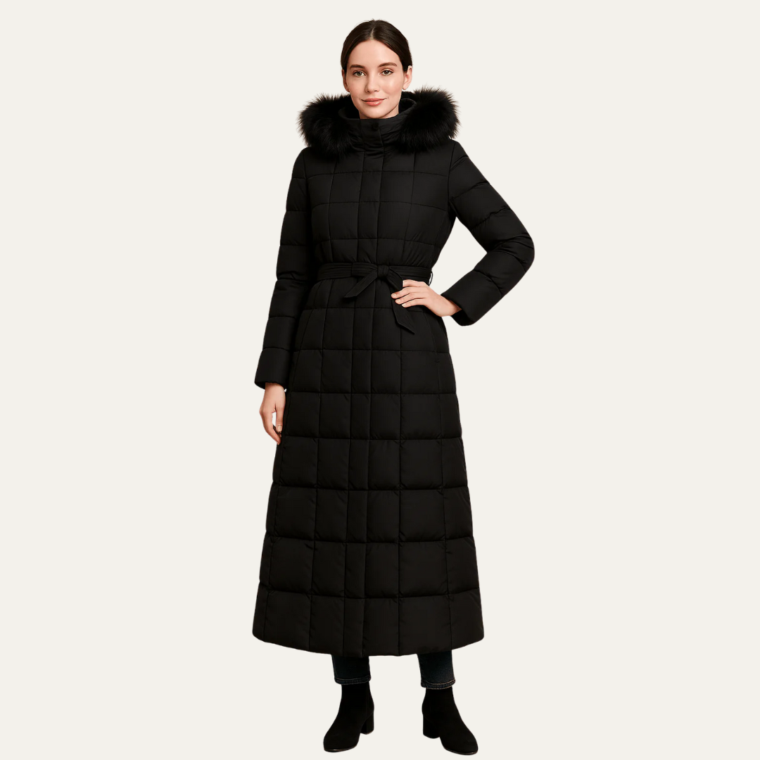 VogeLuxe | Women’s Elegant Maxi Puffer Coat