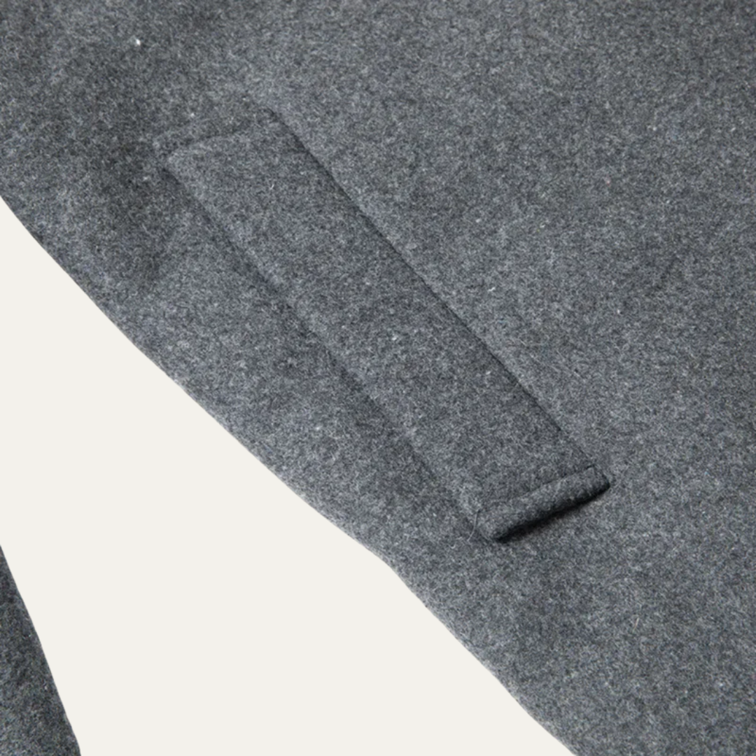 VogeLuxe | Men’s Sherpa-Lined Button Coat