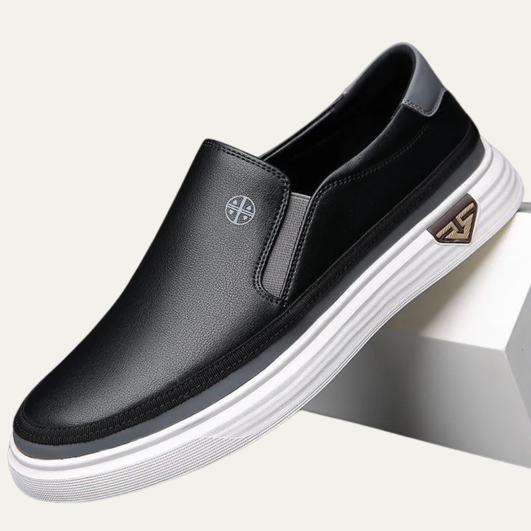 VogeLuxe | Men’s Casual Thick Sole Slip On Loafers