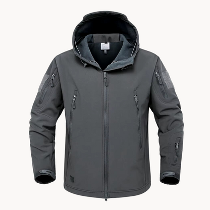 VogeLuxe | Men’s Tactical Full Zip Hooded Jacket