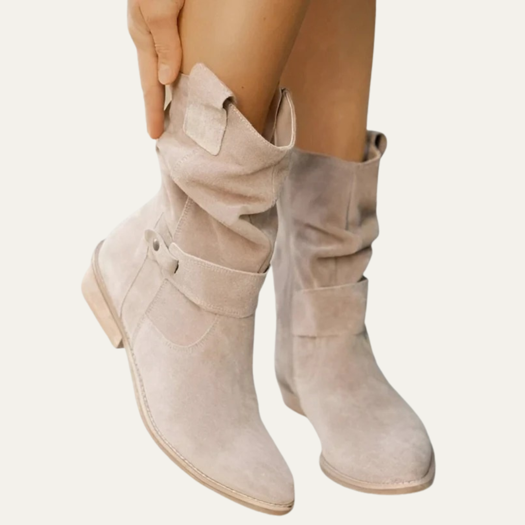 VogeLuxe | Women’s Casual Mid Height Western Boot