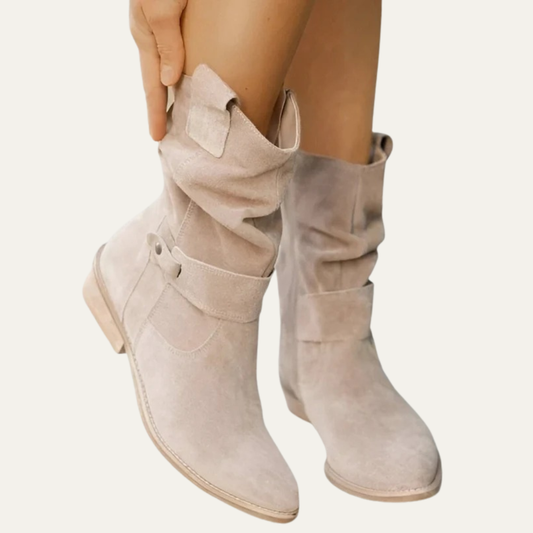 VogeLuxe | Women’s Casual Mid Height Western Boot