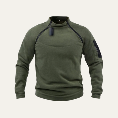VogeLuxe | Men’s Technical Fleece Mock Neck Pullover