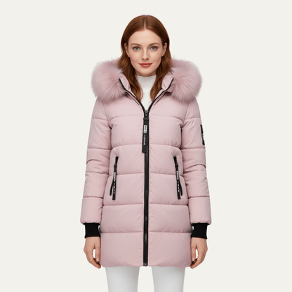 VogeLuxe | Women’s Insulated Mid-Length Puffer Coat
