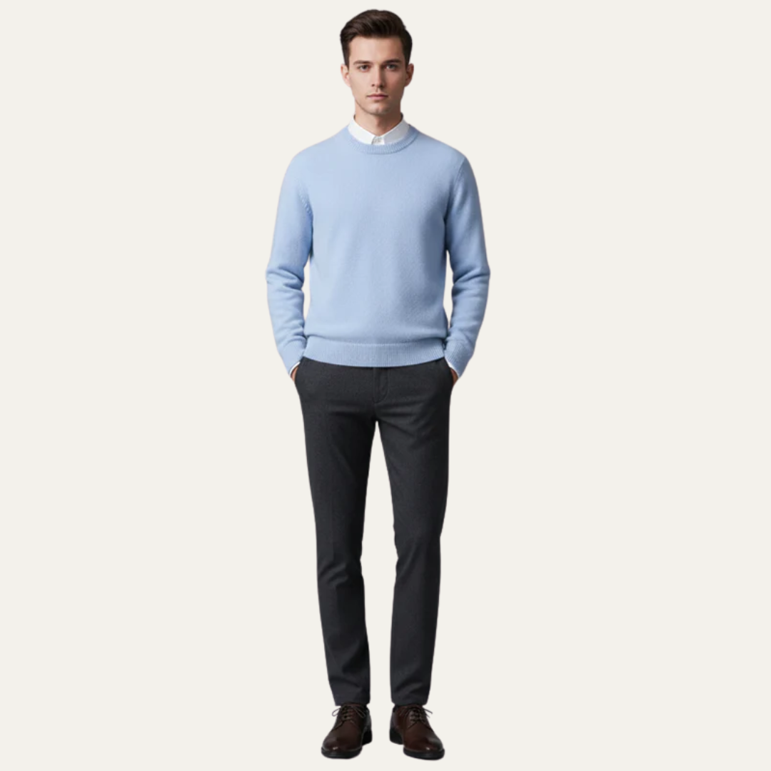 VogeLuxe | Men’s Short Sleeve Waffle Knit Crew Neck Top