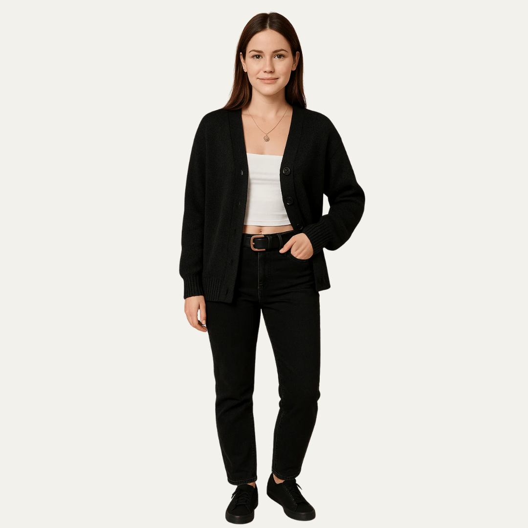 VogeLuxe | Women’s Casual V-Neck Cardigan