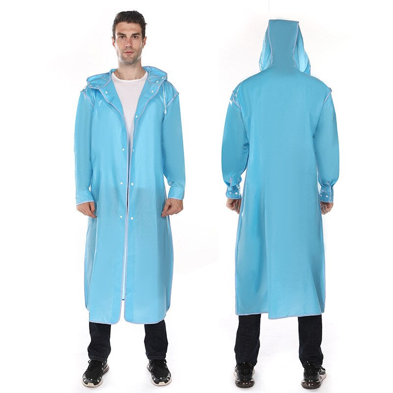 Waterproof Mens Lightweight Hooded Rain Jacket