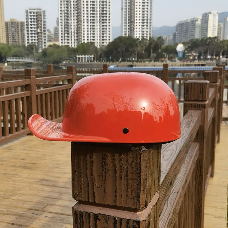 Classic Motorcycle Baseball Cap Helmet Comfort Fit