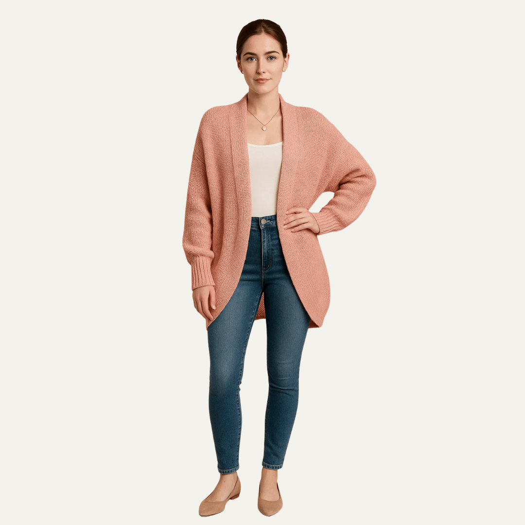 VogeLuxe | Women’s Relaxed Shawl Collar Cardigan