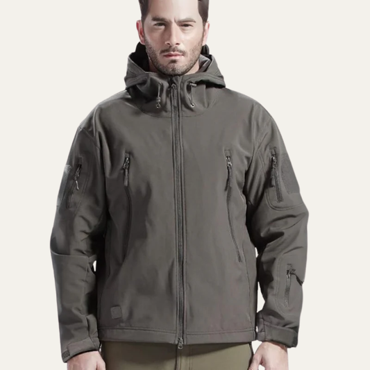 VogeLuxe | Men’s Tactical Softshell Utility Jacket