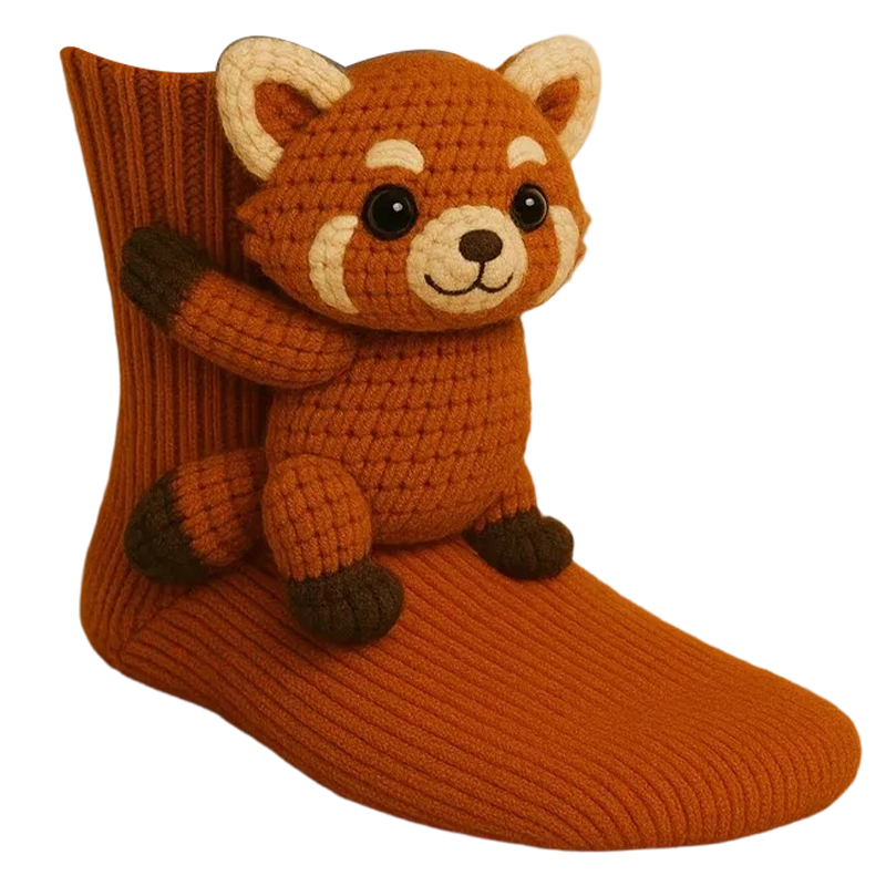 Fun Plush Animal Hug Socks