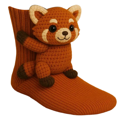 Fun Plush Animal Hug Socks