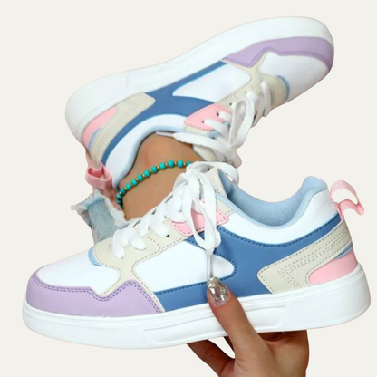 VogeLuxe | Women’s Platform Lace Up Low Top Sneakers