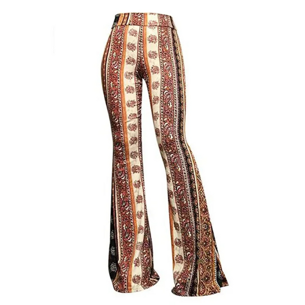 Versatile Women's Floral Wide Leg Pants