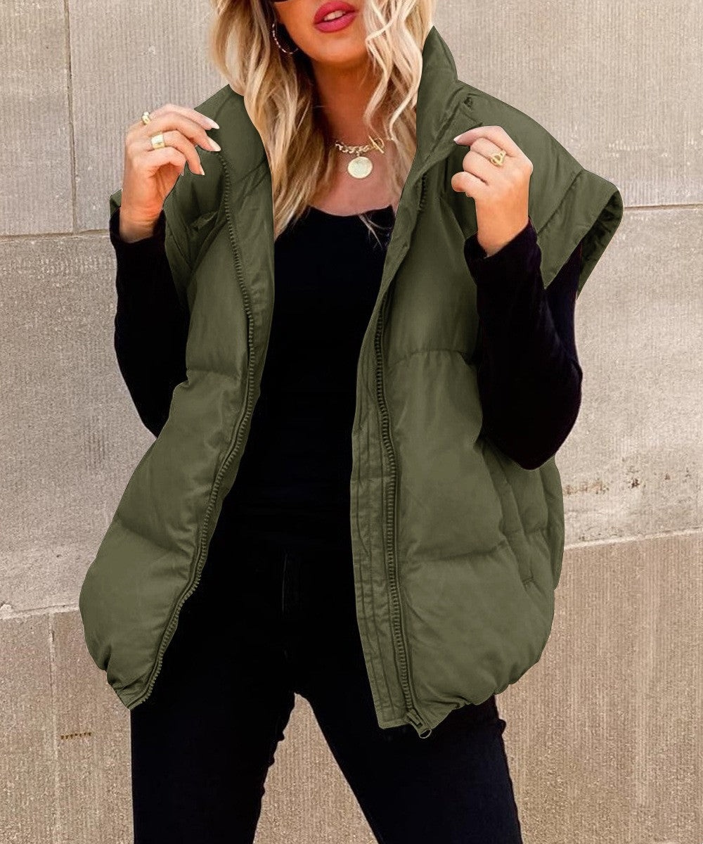Stylish Women's Padded Sleeveless Gilet
